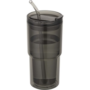 Archer duplafal� m�anyag poh�r, 480 ml, fekete