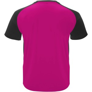 Bugatti rvid ujj uniszex sportpl, fuchsia, solid black (T-shirt, pl, kevertszlas, mszlas)