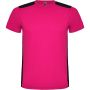 Detroit rvid ujj uniszex sportpl, fuchsia, solid black