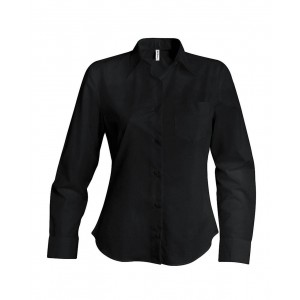 Kariban Hosszujj puplin blz, Black (ing, blz)