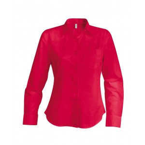 Kariban Hosszujj puplin blz, Classic Red (ing, blz)