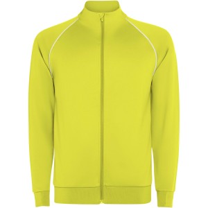 Roly Valier cipz�ras f�rfi pul�ver, Fluor Yellow