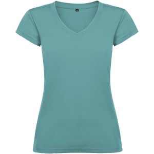 Roly Victoria ni V-nyak pamutpl, Dusty Blue (T-shirt, pl, 90-100% pamut)