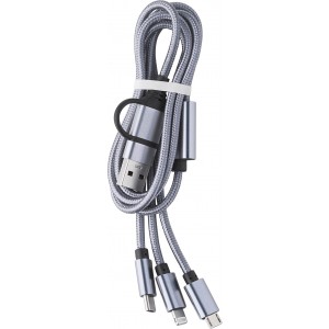 Tltkbel USB/C, ezst (vezetk, eloszt, adapter, kbel)