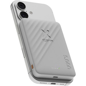 Xtorm Go2 vezet�kn�lk�li powerbank, 5000 mAh, feh�r